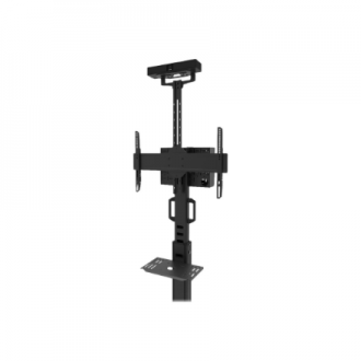 Neomounts AV1-825BL Videobar and multimedia kit - universal | Adjustable Height | Maximum weight (capacity) 9 kg | Black