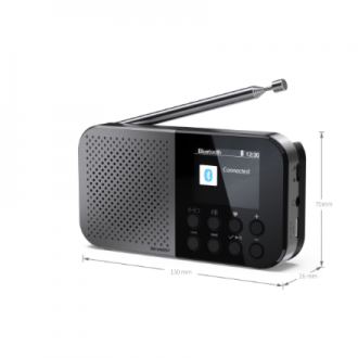 Sharp DR-P520(GY) OSAKA Pocket/Handheld Portable Digital Radio, Grey | Sharp Sharp DR-P520(GY) OSAKA Pocket/Handheld Portable Digital Radio, Grey | Sharp