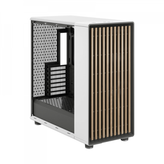 Fractal Design Computer Case | North XL | Chalk White TG Clear | ATX | Power supply included No