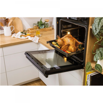 Gorenje Oven | BOS6737E13FBG | 77 L | Electric | AquaClean | Mechanical | Steam function | Height 59.5 cm | Width 59.5 cm | Stai