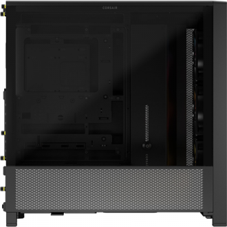 Corsair PC Case | Frame 4000D RS ARGB Modular | Black | Mid-Tower | Power supply included No