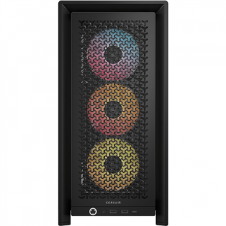 Corsair PC Case | Frame 4000D RS ARGB Modular | Black | Mid-Tower | Power supply included No