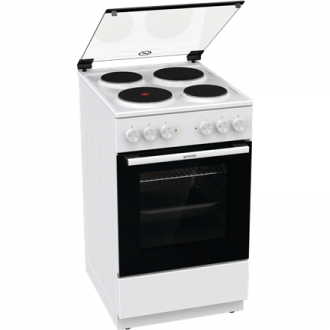 Gorenje Cooker | GE5A21WH | Hob type Electric | Oven type Electric | White | Width 50 cm | Grilling | Depth 59.4 cm | 68 L