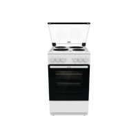 Gorenje Cooker | GE5A21WH | Hob type Electric | Oven type Electric | White | Width 50 cm | Grilling | Depth 59.4 cm | 68 L