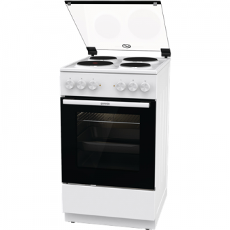 Gorenje Cooker | GE5A21WH | Hob type Electric | Oven type Electric | White | Width 50 cm | Grilling | Depth 59.4 cm | 68 L