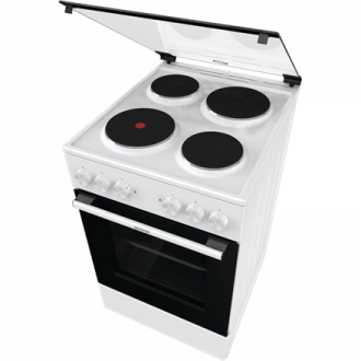Gorenje Cooker | GE5A21WH | Hob type Electric | Oven type Electric | White | Width 50 cm | Grilling | Depth 59.4 cm | 68 L
