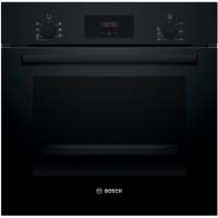 Bosch Oven | HBF133BA1 | 66 L | Electric | EcoClean | Knobs | Height 59.5 cm | Width 59.4 cm | Black