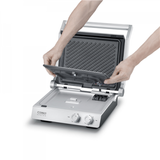 Caso Double Contact Grill | SteakChef | Contact grill | 2000 W | Stainless Steel Caso Double Contact Grill | SteakChef | Contact grill | 2000 W | Stainless Steel
