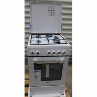 SALE OUT. | Simfer | Cooker | 4403SERBB | Hob type Gas | Oven type Electric | White | Width 50 cm | Electronic ignition | UNPACK
