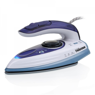 Tristar | Travel Steam Iron | ST-8152 | Steam Iron | 1000 W | Water tank capacity 60 ml | Continuous steam 15 g/min | Blue Tristar | Travel Steam Iron | ST-8152 | Steam Iron | 1000 W | Water tank capacity 60 ml | Continuous steam 15 g/min | Blue