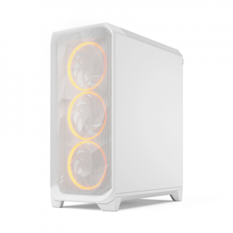 Fractal Design Meshify 3 | White RGB TG Clear Tint | Mid-Tower | Power supply included No | ATX