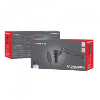 Genesis | Condenser Microphone | Radium 400 G2 | Black Genesis | Condenser Microphone | Radium 400 G2 | Black