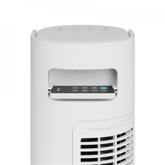 Duux Fan | Elevate | Tower Fan | White | Diameter 29 cm | Number of speeds 12 | Oscillation | 4-40 W