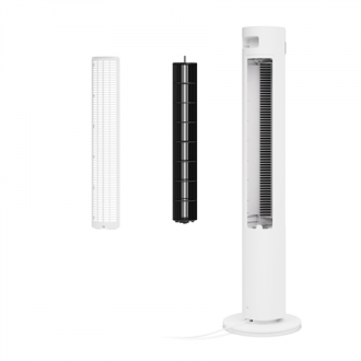 Duux Fan | Elevate | Tower Fan | White | Diameter 29 cm | Number of speeds 12 | Oscillation | 4-40 W