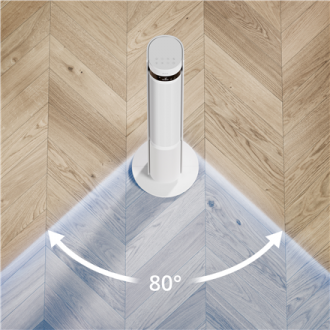Duux Fan | Elevate | Tower Fan | White | Diameter 29 cm | Number of speeds 12 | Oscillation | 4-40 W