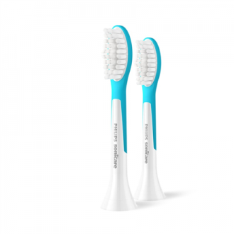 Philips Replacement brush heads | HX6042/90 Sonicare | Heads | For kids | Number of brush heads included 2 | White/Blue