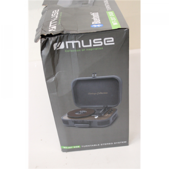 SALE OUT. Muse MT-207 DGB Turntable Stereo System, Black/Brown | Muse Turntable Stereo System with Bluetooth Out | MT-207 DGB | 