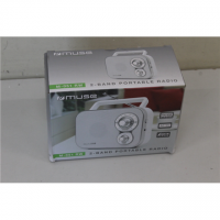 SALE OUT. Muse M-051RW Portable Radio | Muse Portable Radio | M-051RW | AUX in | White | DAMAGED PACKAGING 