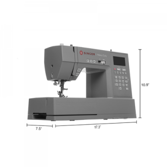 Singer | Computerized Sewing Machine | HD6800C Heavy Duty | Number of stitches 586 | Number of buttonholes 9 | Grey Singer | Computerized Sewing Machine | HD6800C Heavy Duty | Number of stitches 586 | Number of buttonholes 9 | Grey