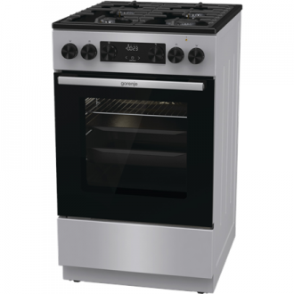 Gorenje Cooker | GK5C42SF | Hob type Gas | Oven type Electric | Grey | Width 50 cm | Depth 59.4 cm | 70 L Gorenje Cooker | GK5C42SF | Hob type Gas | Oven type Electric | Grey | Width 50 cm | Depth 59.4 cm | 70 L