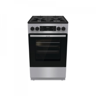 Gorenje Cooker | GK5C42SF | Hob type Gas | Oven type Electric | Grey | Width 50 cm | Depth 59.4 cm | 70 L Gorenje Cooker | GK5C42SF | Hob type Gas | Oven type Electric | Grey | Width 50 cm | Depth 59.4 cm | 70 L