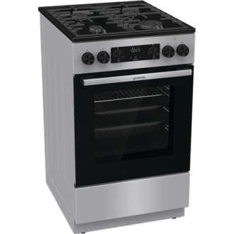 Gorenje Cooker | GK5C42SF | Hob type Gas | Oven type Electric | Grey | Width 50 cm | Depth 59.4 cm | 70 L Gorenje Cooker | GK5C42SF | Hob type Gas | Oven type Electric | Grey | Width 50 cm | Depth 59.4 cm | 70 L