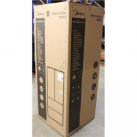 SALE OUT. Midea MERF402FIE02 Refrigerator, E, Freestanding, Multi-door, Height 178 cm, Fridge net 244L, Freezer net 147L, Stainl 
