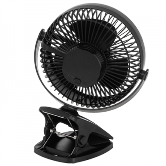 Adler Rechargeable Clip-on Desk Fan | AD 7342 | Table Fan | Black | Diameter 15.5 cm | Number of speeds 3 | Oscillation | 5 W Adler Rechargeable Clip-on Desk Fan | AD 7342 | Table Fan | Black | Diameter 15.5 cm | Number of speeds 3 | Oscillation | 5 W