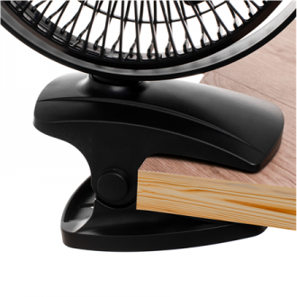 Adler Rechargeable Clip-on Desk Fan | AD 7342 | Table Fan | Black | Diameter 15.5 cm | Number of speeds 3 | Oscillation | 5 W Adler Rechargeable Clip-on Desk Fan | AD 7342 | Table Fan | Black | Diameter 15.5 cm | Number of speeds 3 | Oscillation | 5 W