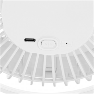 Adler Rechargeable Clip-on Desk Fan | AD 7342 | Table Fan | White | Diameter 15.5 cm | Number of speeds 3 | Oscillation | 5 W Adler Rechargeable Clip-on Desk Fan | AD 7342 | Table Fan | White | Diameter 15.5 cm | Number of speeds 3 | Oscillation | 5 W