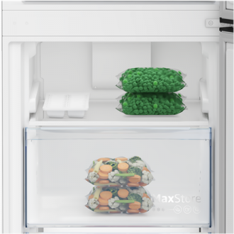 BEKO Refrigerator | B1RCNA364XB | Energy efficiency class E | Free standing | Combi | Height 186.5 cm | No Frost system | Fridge