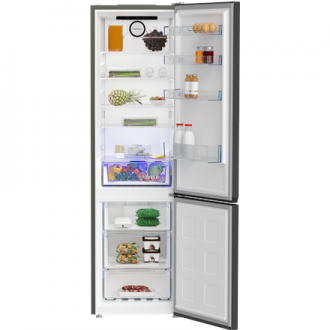 BEKO Refrigerator | B5RCNA405HXBR1 | Energy efficiency class D | Free standing | Combi | Height 203.5 cm | No Frost system | Fri