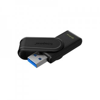 Kingston USB Flash Drive | DataTraveler Exodia S | 64 GB | USB 3.2 Gen 1 | Black Kingston USB Flash Drive | DataTraveler Exodia S | 64 GB | USB 3.2 Gen 1 | Black