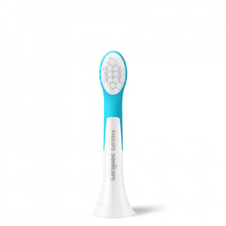 Philips Toothbrush Heads | HX6034/90 Sonicare For Kids3+ | Heads | For children | Number of brush heads included 4 | White/Blue