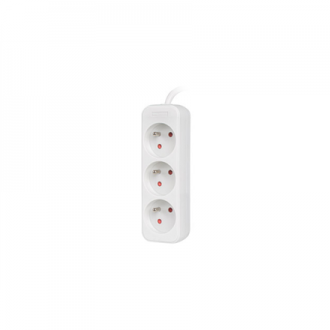 Lanberg Cable Power Strip, 3X French Outlets Quality-Grade Copper, 1.5 m | PS0-03E-0150-W Lanberg Cable Power Strip, 3X French Outlets Quality-Grade Copper, 1.5 m | PS0-03E-0150-W