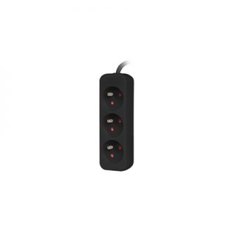 Lanberg Cable Power Strip, 3X French Outlets Quality-Grade Copper, 1.5 m | PS0-03E-0150-BK Lanberg Cable Power Strip, 3X French Outlets Quality-Grade Copper, 1.5 m | PS0-03E-0150-BK