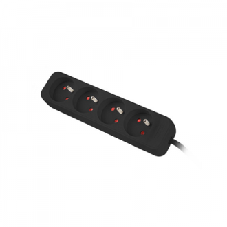 Lanberg Cable Power Strip, 4X French Outlets Quality-Grade Copper, 1.5 m | PS0-04E-0150-BK Lanberg Cable Power Strip, 4X French Outlets Quality-Grade Copper, 1.5 m | PS0-04E-0150-BK