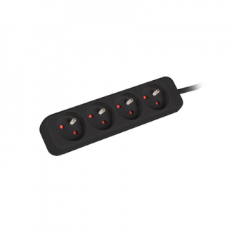 Lanberg Cable Power Strip, 4X French Outlets Quality-Grade Copper, 1.5 m | PS0-04E-0150-BK Lanberg Cable Power Strip, 4X French Outlets Quality-Grade Copper, 1.5 m | PS0-04E-0150-BK