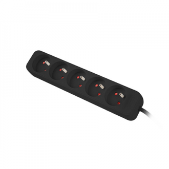 Lanberg Cable Power Strip, 5X French Outlets Quality-Grade Copper, 1.5 m | PS0-05E-0150-BK Lanberg Cable Power Strip, 5X French Outlets Quality-Grade Copper, 1.5 m | PS0-05E-0150-BK