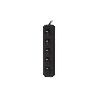 Lanberg Cable Power Strip, 5X French Outlets Quality-Grade Copper, 1.5 m | PS0-05E-0150-BK Lanberg Cable Power Strip, 5X French Outlets Quality-Grade Copper, 1.5 m | PS0-05E-0150-BK