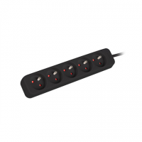 Lanberg Cable Power Strip, 5X French Outlets Quality-Grade Copper, 1.5 m | PS0-05E-0150-BK Lanberg Cable Power Strip, 5X French Outlets Quality-Grade Copper, 1.5 m | PS0-05E-0150-BK