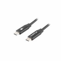 Lanberg USB-C 2.0 Cable, Quick Charge 4.0 | CA-CMCM-40CU-0018-BK | USB Type-C to USB Type-C | 1.8 m Lanberg USB-C 2.0 Cable, Quick Charge 4.0 | CA-CMCM-40CU-0018-BK | USB Type-C to USB Type-C | 1.8 m