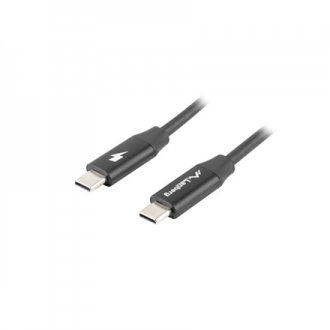 Lanberg USB-C 2.0 Cable, Quick Charge 4.0 | CA-CMCM-40CU-0018-BK | USB Type-C to USB Type-C | 1.8 m Lanberg USB-C 2.0 Cable, Quick Charge 4.0 | CA-CMCM-40CU-0018-BK | USB Type-C to USB Type-C | 1.8 m