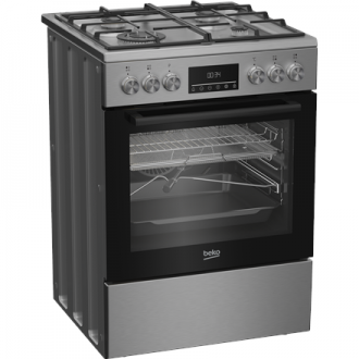 BEKO Cooker | FBMA61330GXDT | Hob type Gas | Oven type Electric | Stainless Steel | Width 60 cm | Grilling | LED | Depth 60 cm | BEKO Cooker | FBMA61330GXDT | Hob type Gas | Oven type Electric | Stainless Steel | Width 60 cm | Grilling | LED | Depth 60 cm |