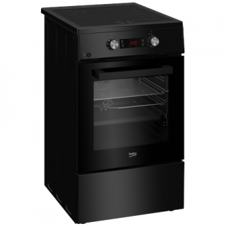 BEKO Cooker | FSM59305BDT | Hob type Induction | Oven type Electric | Black | Width 50 cm | Grilling | Depth 60 cm | 60 L