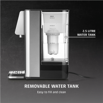 Caso Turbo hot water dispenser | HW 620 | Water Dispenser | 2600 W | 2.5 L | Plastic/Stainless Steel | Black/Stainless Steel Caso Turbo hot water dispenser | HW 620 | Water Dispenser | 2600 W | 2.5 L | Plastic/Stainless Steel | Black/Stainless Steel