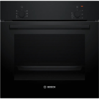 Bosch Oven | HBF010BA1 | 66 L | Electric | Manual | Knobs | Height 59.5 cm | Width 59.4 cm | Black