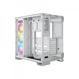 Corsair Dual Chamber PC Case | iCUE LINK 6500X RGB | White | Mid Tower | Power supply included No | ATX