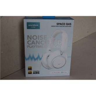SALE OUT. Anker Soundcore Space Q45 Over-ear Headphones, White | Anker Soundcore | Headphones | Space Q45 | Bluetooth | Over-ear