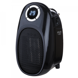 Adler | Thermofan - Easy Heater | AD 7726 | Ceramic | 400 W | Number of power levels 2 | Suitable for rooms up to 32 m | Black Adler | Thermofan - Easy Heater | AD 7726 | Ceramic | 400 W | Number of power levels 2 | Suitable for rooms up to 32 m | Black